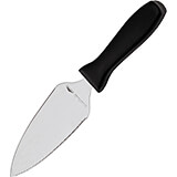 Black, Stainless Steel Pie Knife and Server, 6.5" X 2.25"