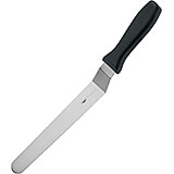 Black, Stainless Steel Offset Icing Spatula, 1.63" X 11.88"