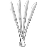 Manor Dinner Knife Replacement Flatware, Stainless Steel Mirror Finish, 12/PK