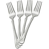 Provence Dinner Fork Replacement Flatware, Stainless Steel Mirror Finish, 12/PK