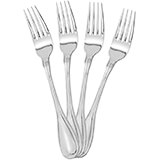 Banquet Salad Fork Replacement Flatware, Stainless Steel Mirror Finish, 12/PK