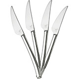 Opus Dinner Knife Replacement Flatware, Stainless Steel Mirror Finish, 12/PK