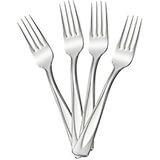 Bellissimo Dinner Fork Replacement Flatware, Stainless Steel Mirror Finish, 12/PK
