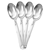 Earl Soup Spoon Replacement Flatware, Stainless Steel Mirror Finish, 12/PK