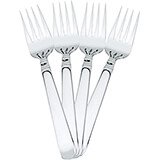 Earl Salad Fork Replacement Flatware, Stainless Steel Mirror Finish, 12/PK