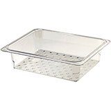 Clear, Perforated Pan / Colander, GN 1/2, 3" Deep, 6/PK