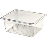 Clear, Perforated Pan / Colander, GN 1/2, 5" Deep, 6/PK