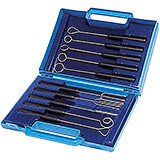 Stainless Steel Set Of 10 Chocolate Dipping Tools With Case