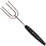 Black, Stainless Steel Chocolate Dipping Tools, 4 Prong Fork