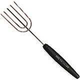 Black, Stainless Steel Chocolate Dipping Tools, 5 Prong Fork