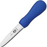 3.5" Clam Knife Wide, Blue Handle