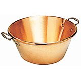 Copper, Extra Heavy Maslin Pan, 16.75 Qt.