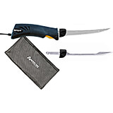 Blue, Classic EFK Electric Knife W/ 8" Freshwater and 8" Saltwater Fillet Blades