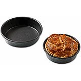 Black, Aluminum Exal Non-stick, Deep Cake Pan, 4.75"