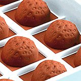 Silicone Candy / Chocolate Mold, Half Strawberry Shape