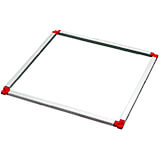 Red Aluminum Stackable Frame For Multi-layered Desserts, 13.75" X 13.75"