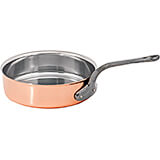 Copper, Saute Pan Without Lid, 9.37"