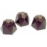 Polycarbonate Diamond Chocolate Molds, Sheet Of 40
