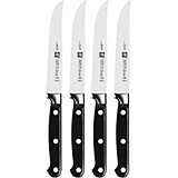 Professional S 4pc 4.5" Steak Knife Set, Pointed Tip