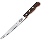 7" Fillet Knife, Straight Blade, Flexible, Rosewood Handle