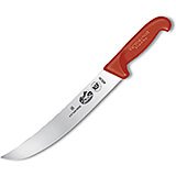 10" Cimeter Knife, Curved Blade, Red Fibrox Handle