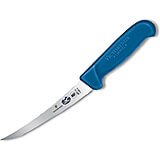 6" Boning Knife, Curved, Semi-stiff Blade, Blue Fibrox Handle