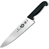 10" Chefs Knife, 2.25" Wide, Black Fibrox Handle