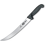 10" Curved Butcher And Breaking Knife, Black Fibrox Handle