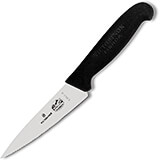 5" Mini Chefs Knife, Serrated Edge, Black Fibrox Handle