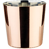 Copper, Stainless Steel Mini Condiment Holder / Snack Bucket