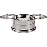 Stainless Steel Tea Strainer and Holder, 2"