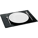 Black, Natural Slate Board / Plate, Rectangular, 17.88" X 11.88"