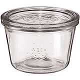 Clear, Glass Jar, 12.5 Oz, 3/PK