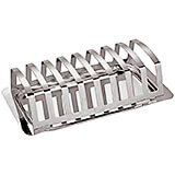 Stainless Steel Toast Rack, Holds 8 Slices Of Bread