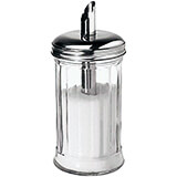 Clear, Glass Sugar Dispenser with Portion Control, 0.37 Qt