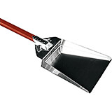 Burgundy, Aluminum Ash Shovel with Handle, 68.12"