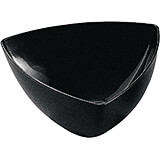 Black, ABS Contemporary Triangular Bowl, 7.13"