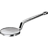 Stainless Steel Round Meat Tenderizer, Offset Paddle, 2.2 Lbs.