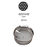 Stainless Steel Replacement Sieve for Food Mill 42574-37, 2 Mm