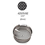 Tin Replacement Sieve for Food Mill 42575-37, 2 Mm