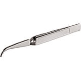 Stainless Steel Culinary Tweezers, Curved Tip, 5.88" L