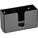Black, Acrylic Wall-Mounted Towel Dispenser for Single Or Multiple Towel Retrieval