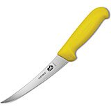 6" Boning Knife, Curved, Flexible Blade, Yellow Fibrox Handle