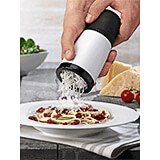 Black And White, Plastic Cheese Grater, Grinder / Mill Style