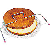 Stainless Steel Adjustable Cake Wire Slicer, 8"