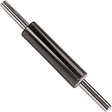 Black, Steel Non-stick Rolling Pin, 7.88"
