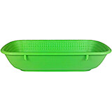 Green, Plastic Proofing Basket, Rectangular, 10.63" X 4.75"