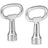 Stainless Steel All Weather Outdoor Trash Can Replacement Keys, 2/PK
