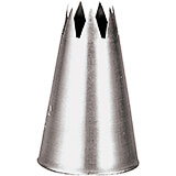 Stainless Steel Icing Tips, Star Shape, Size 5, 6/PK