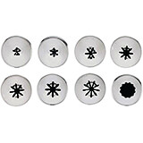 Stainless Steel 8 Piece Decorating Icing Tips